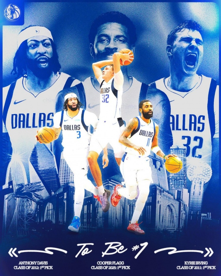 GA黄金甲登录入口-独行侠同时拥有三位状元秀🤞 近35年来NBA第六支
